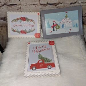 ♥️Christmas Cards 3 Boxes 30 total10 cards with envelopes in each box